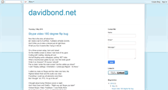 Desktop Screenshot of davidbond.net